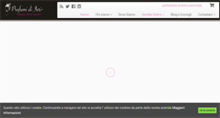 Desktop Screenshot of iprofumidiieri.com