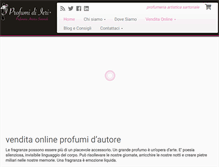 Tablet Screenshot of iprofumidiieri.com
